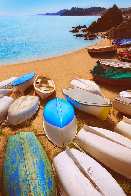 Plage de Lloret de Mar Sa Caleta sur la Costa Brava