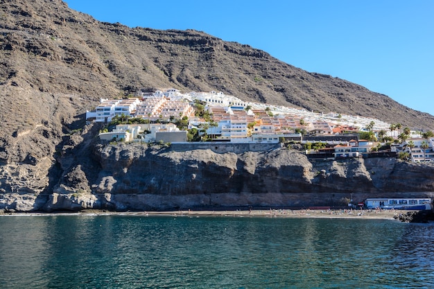 Plage de los Guios Los Gigantes. L'île de Ténérife, Canaries