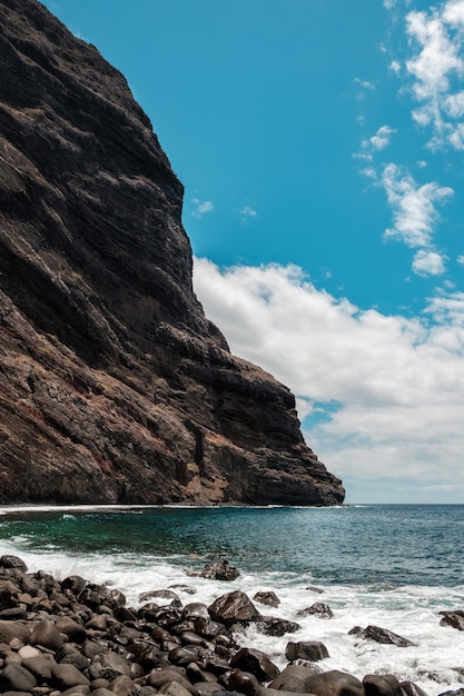 La plage de Masca au bout du ravin de Masca