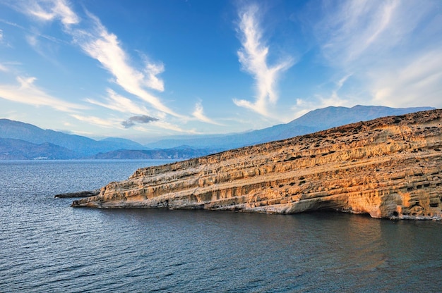 Plage de Matala Crète