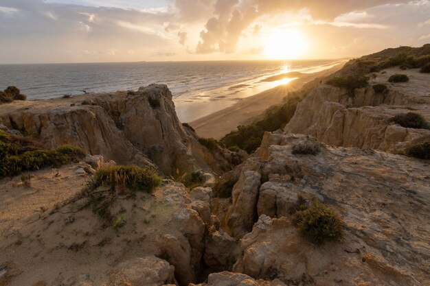 Plage de Mazagon dans la province de Huelva Espagne L'une des plus belles plages d'Espagne