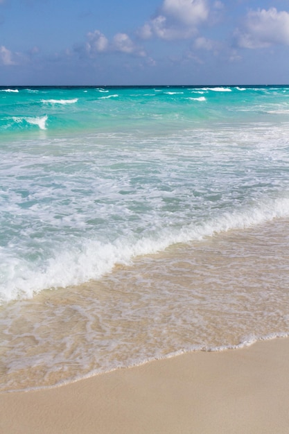 Plage de la mer des Caraïbes.