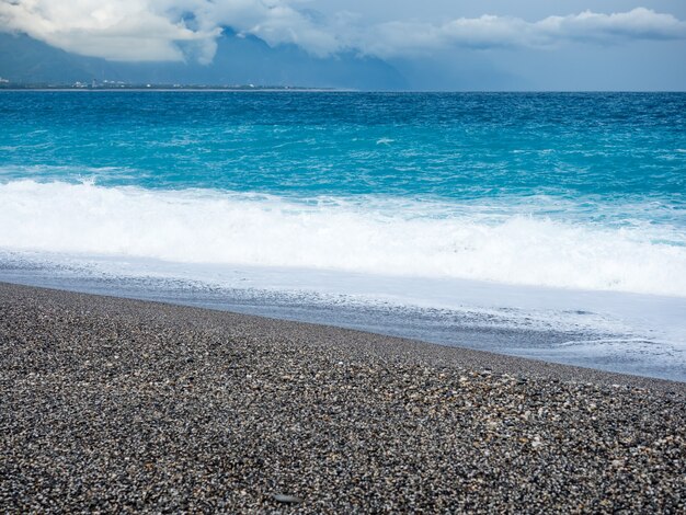 Plage et mer à Hualien, Taiwan.