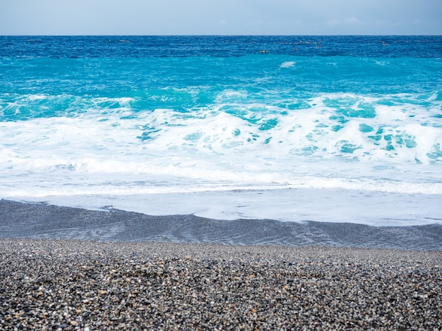 Plage et mer à Hualien, Taiwan.