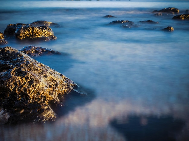 Plage de la mer en Italie