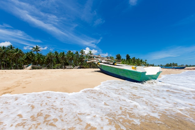 Plage et mer tropicale