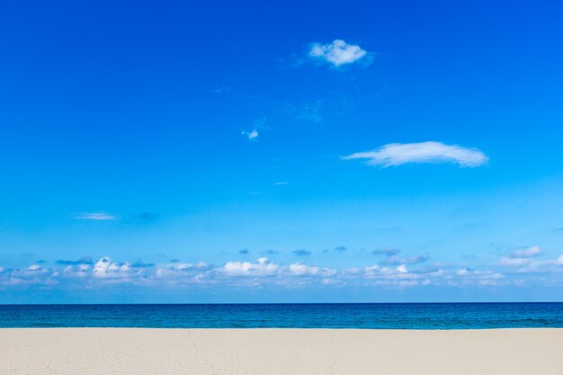 Plage et mer tropicale