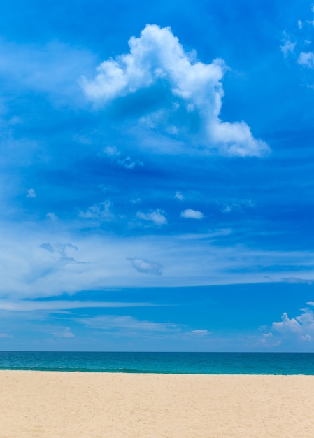 Plage et mer tropicale