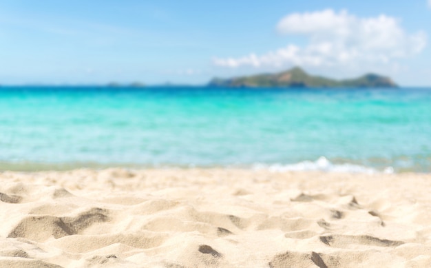 Plage et mer de vacances se détendre l&#39;été