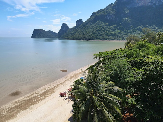 Plage de Nangkam District de Don Sak Province de Surat Thani Thaïlande