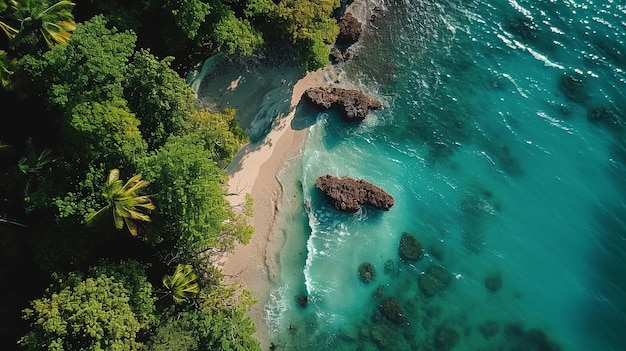 Une plage naturelle