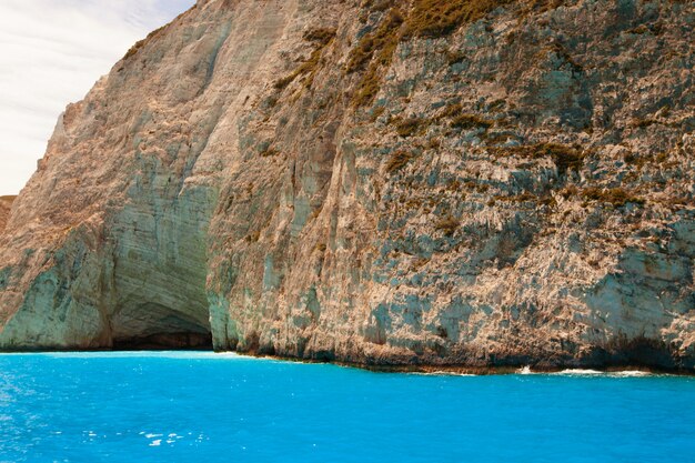 Plage de Navagio sur l'île de Zakynthos, Grèce