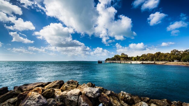 Photo plage panoramique