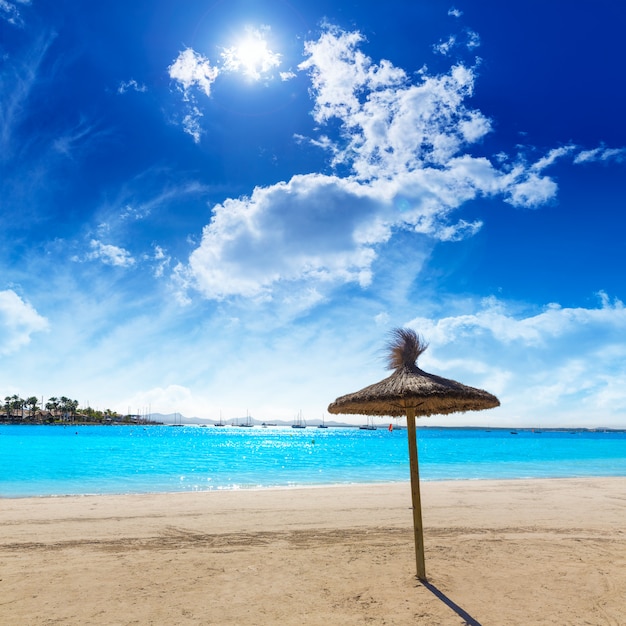 Plage de la Platja de Alcudia à Majorque Majorque