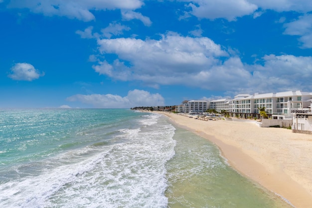 La plage de Playacar et les hôtels de Playa del Carmen une destination touristique populaire pour les vacances