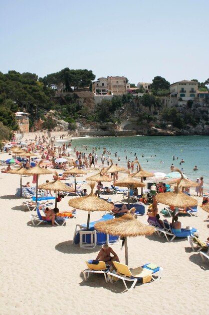 La plage de Porto Cristo Majorque Espagne