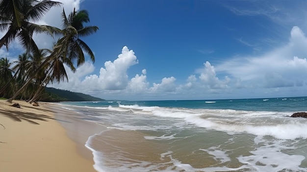 Une plage en république dominicaine