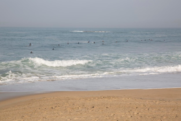 Plage et rivage à Biarritz, France