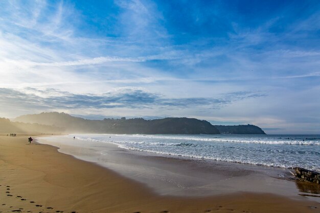 Plage de Rodiles à Villaviciosa