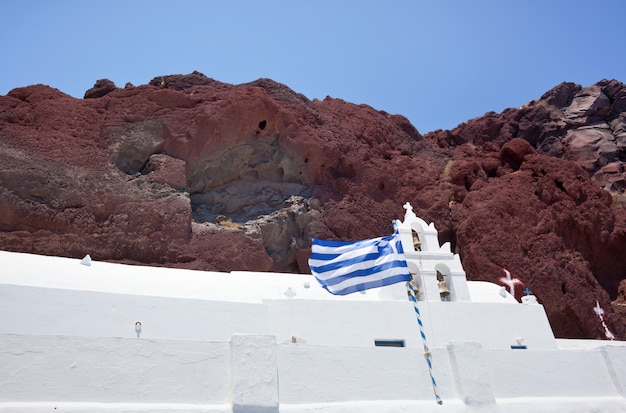 Plage rouge - île de Santorin - Grèce