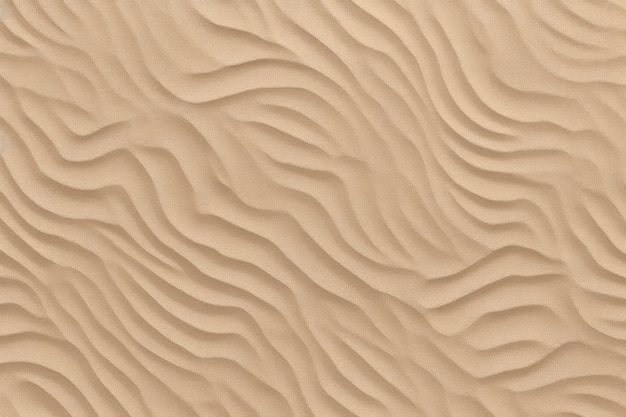 Plage de sable blanc sans couture ou dunes de sable du désert AI