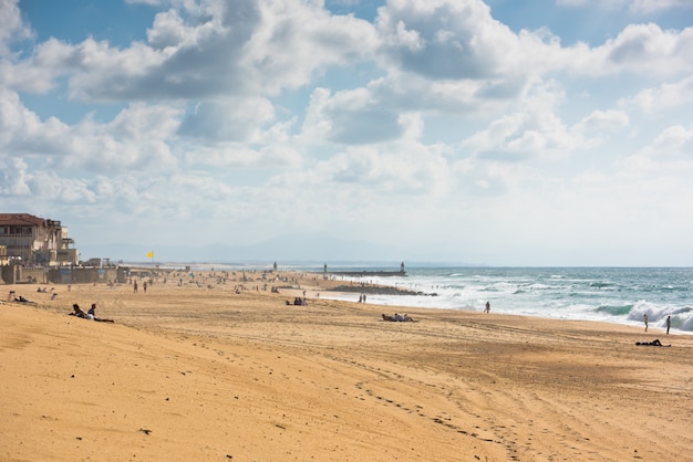 Plage de sable, france