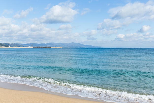 Plage de sable et soleil