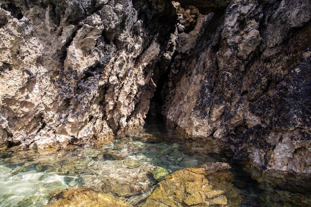 Plage sauvage du nord de l'Espagne