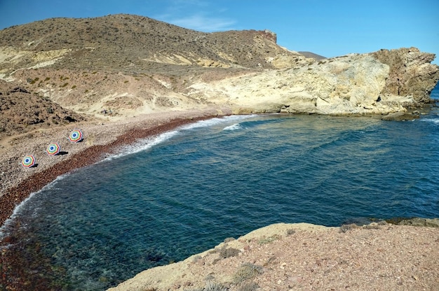 Plage sauvage en espagne