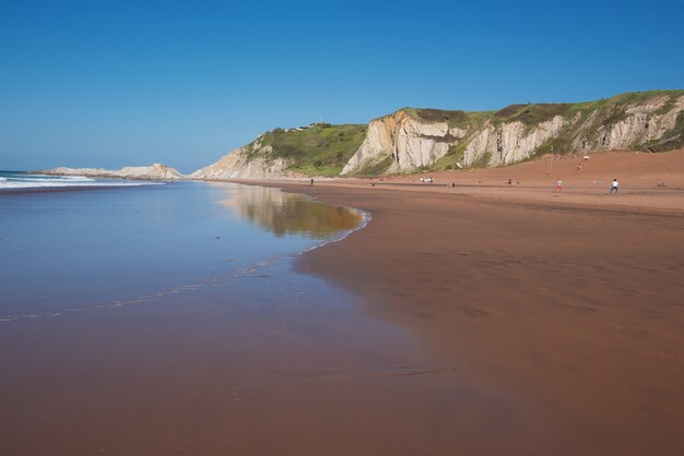 Plage de Sopelana, Pays basque, Espagne.