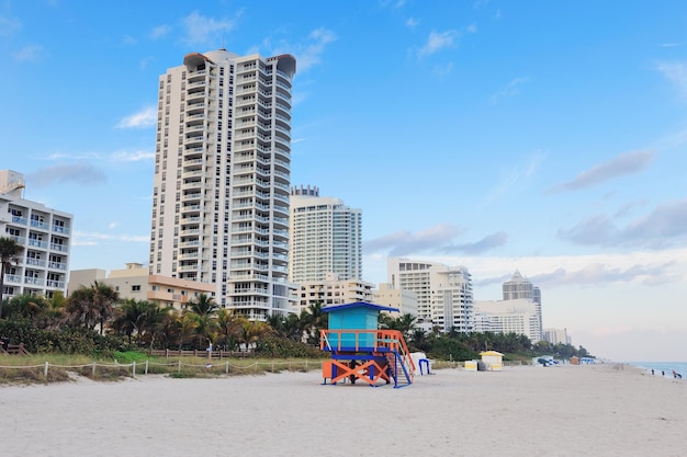 Plage sud de Miami