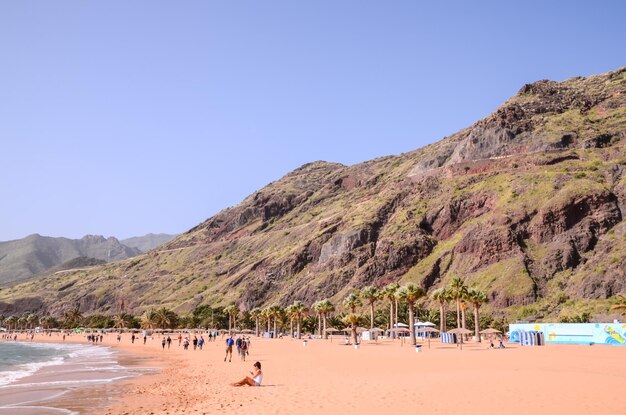 Plage de Teresitas à Tenerife, Îles Canaries, Espagne