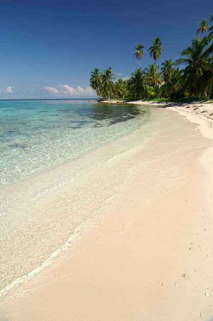 Plage tropicale archipel de San Blas Panama photo stock