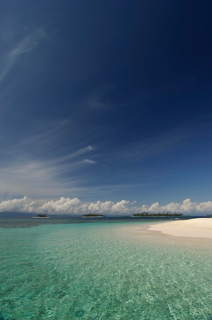 Plage tropicale archipel de San Blas Panama photo stock