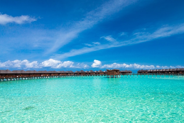 Plage tropicale aux Maldives