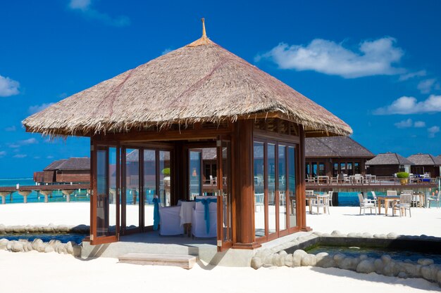 Plage tropicale aux Maldives