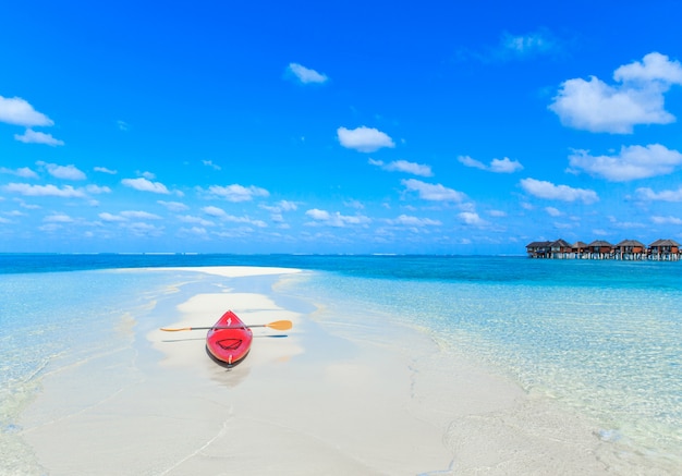 Plage tropicale aux Maldives