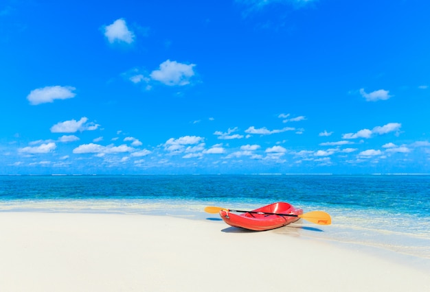 Plage tropicale aux Maldives