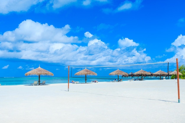 Plage tropicale aux Maldives