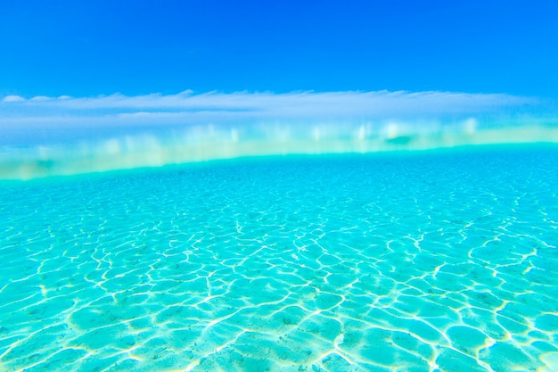 Plage tropicale aux Maldives