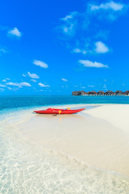 Plage tropicale aux Maldives