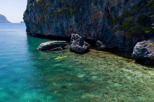 Plage tropicale à El Nido, Palawan, Philippines