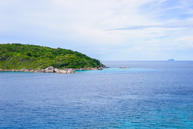 Plage tropicale, îles Similan