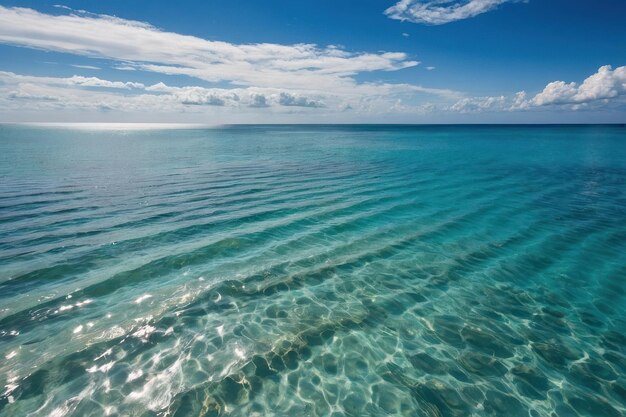 Une plage tropicale tranquille avec des eaux claires