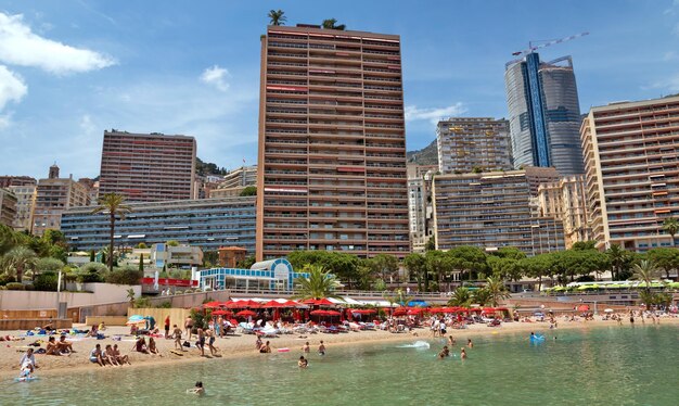 Plage de la ville de Monaco