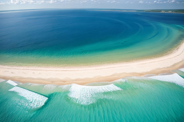 plages et récifs en été