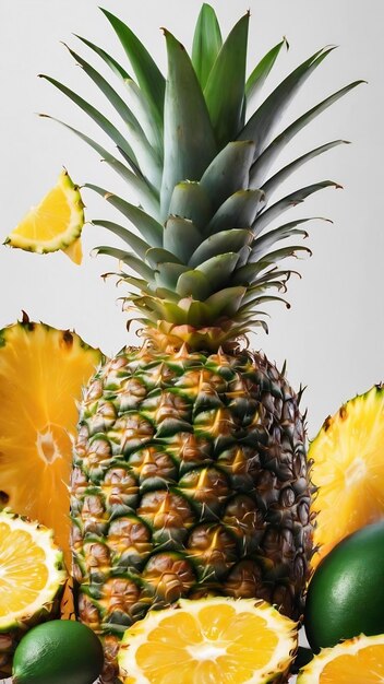 Le plaisir de l'ananas débordant de saveur tropicale et de vitamine C est un régal rafraîchissant pour tous.