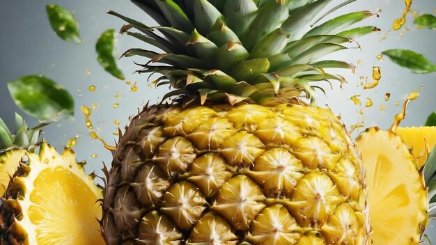 Le plaisir de l'ananas débordant de saveur tropicale et de vitamine C est un régal rafraîchissant pour tous.