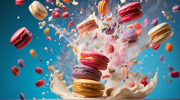 Le plaisir de l'explosion des macarons