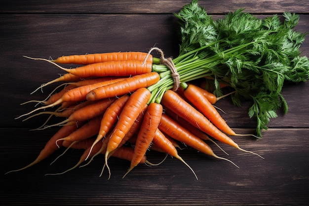 Les plaisirs de l'orange explorent la vivacité des carottes
